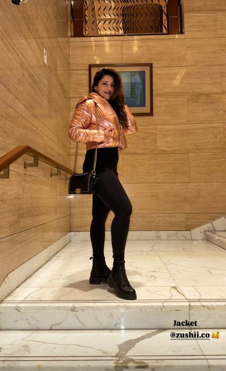 Mehreen Pirzada In Blush Rebel