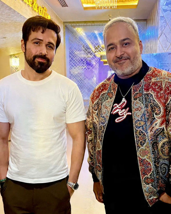 Mihir joshi in pashima shawl jacket