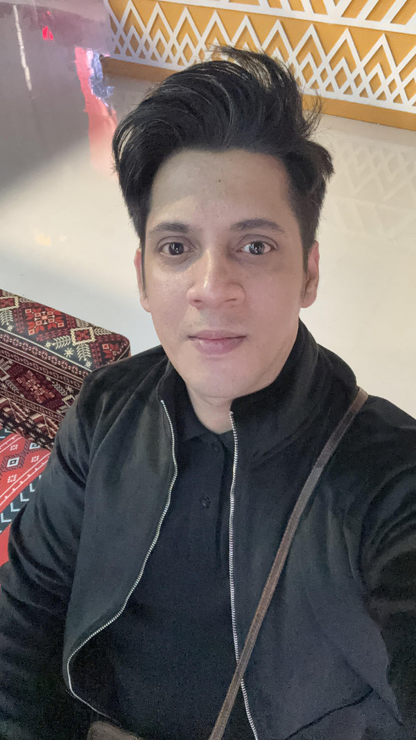 Ayyaz ahmed in double velvet tracksuit