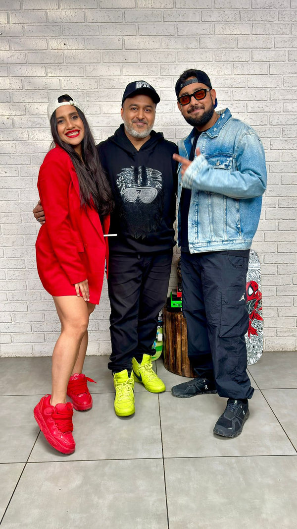 Mihir joshi in lion illusion sweatshirt