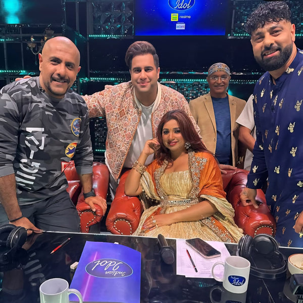 Rajiv adatia in kani shawl bomber