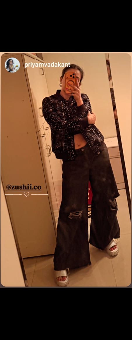 Priyamvada kant in statement maker jacket