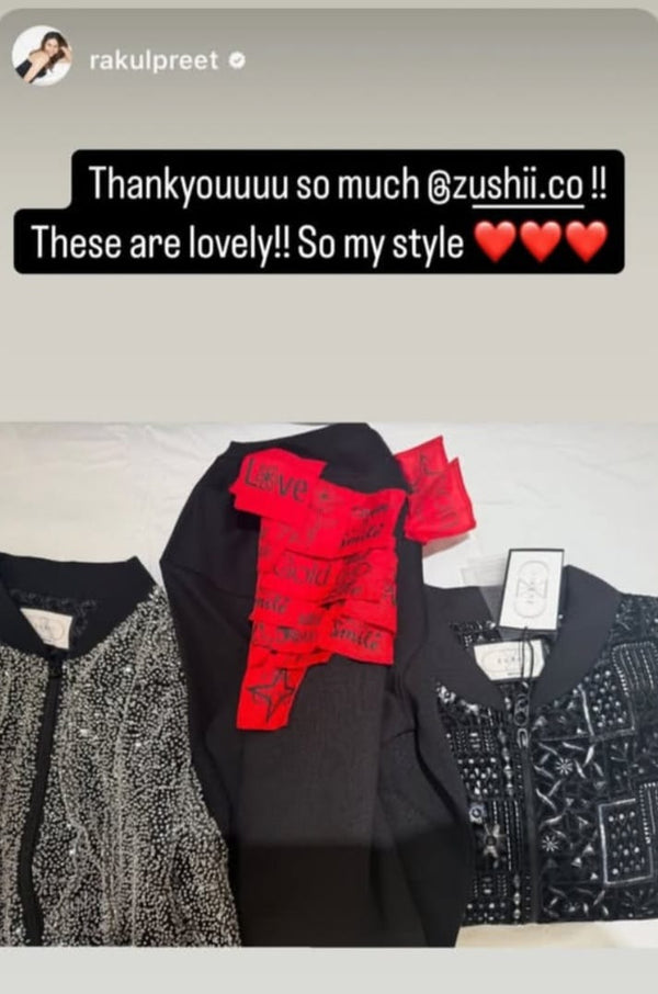 Rakul preet with zushii collection
