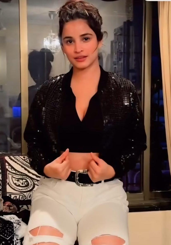 Chetna pande in after dark mood jacket