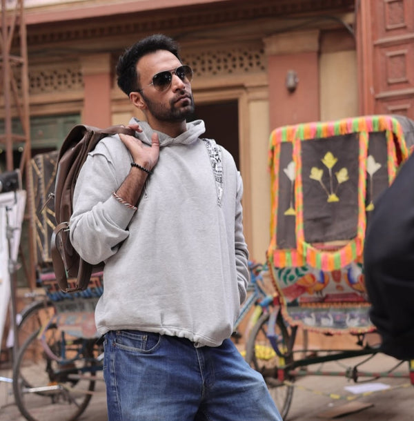 Shaalien malhotra in double zipper hoddie