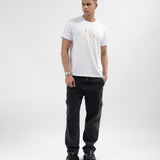 Zushii Mens White What Up Design Tshirt