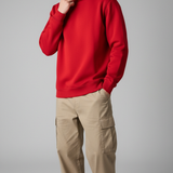 Super Soft Red Hot Mercerised Fleece Sweatshirt