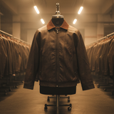 Café Brown Aviator Jacket