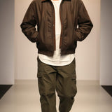 Café Brown Aviator Jacket