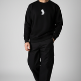 Scribbled Bike Fleece Sweatshirt