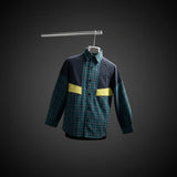 Neon Grid Street Shacket