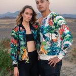 Tropical Zipper In Black For Women - Zushiionline