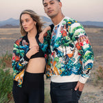 Tropical Zipper In Black For Women - Zushiionline