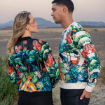 Tropical Zipper In Black For Women - Zushiionline