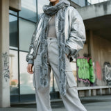 Handcrafted Raisin Black Fur Muffler