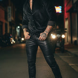 Classic Black Velvet Shirt